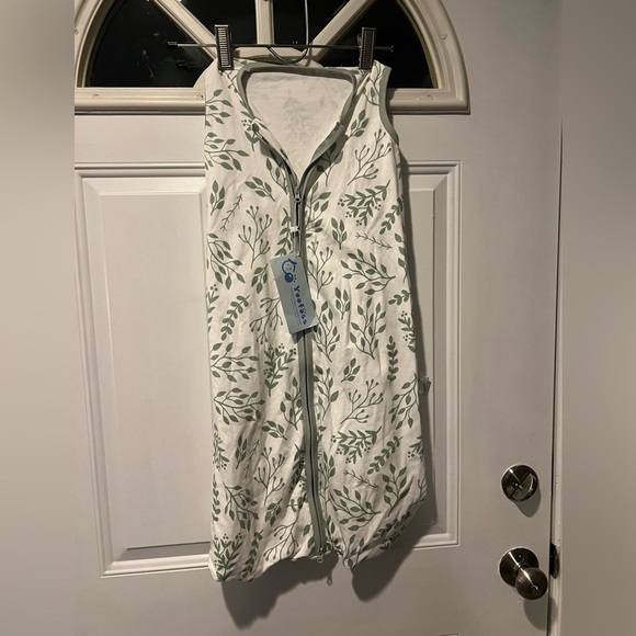 Yoofoss Green Leaf Print Baby Sleep Sack – 6-12 Months NWT - Picture 6 of 10